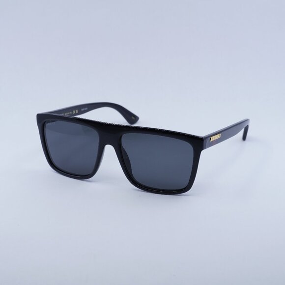 🕶️ New Gucci GG0748S 001 Sunglasses - Black Frame, Grey Lenses